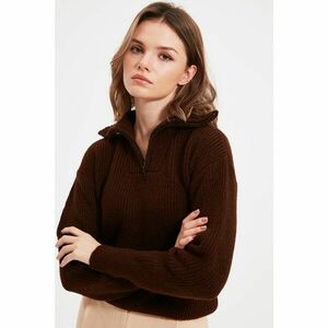 Trendyol Brown Petite Knitwear Sweater kép
