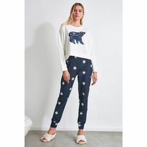 Trendyol Star Printed Knitted Pajamas Set kép