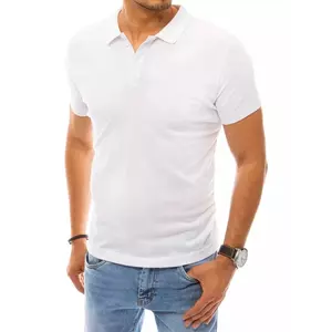 Férfi fehér póló ing Dstreet PX0352 kép
