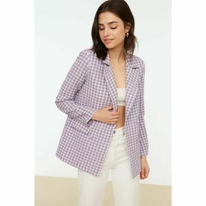 Trendyol Lilac Button Blazer Jacket kép
