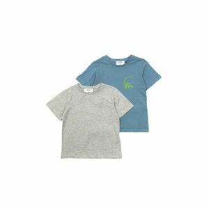 Trendyol Gray-Blue Pocket-Basic Boy Knitted T-Shirt kép