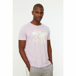 Trendyol Lilac Men's T-Shirt kép