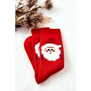 Men's Santa Claus Socks Red kép