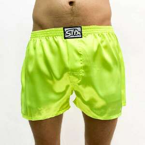 Men's shorts Styx classic rubber satin neon green (C1161) kép