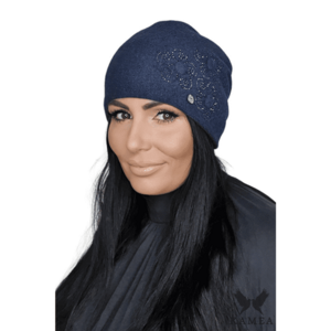 Kamea Woman's Hat K.21.057.13 Navy Blue kép