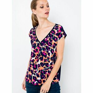 Dark blue Leopard Pattern T-Shirt CAMAIEU - Women kép