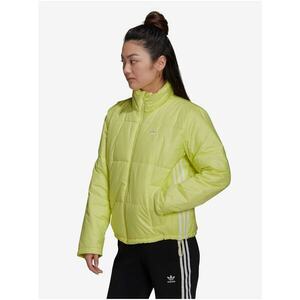 Neon Yellow Women's Quilted Jacket adidas Originals - Women kép