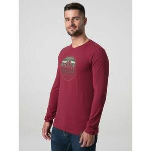 ALCO men's burgundy t-shirt kép