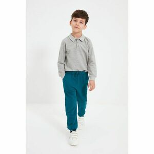 Trendyol Oil Zipper Detailed Jogger Boy Knitted Thin Sweatpants kép