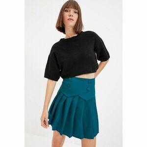 Trendyol Oil Pleated Skirt kép