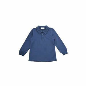 Trendyol Navy Blue Polo Neck Boy Knitted Slim Sweatshirt kép