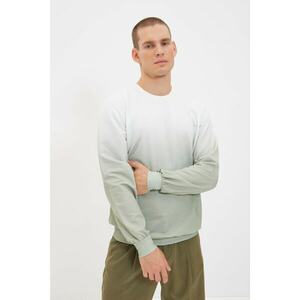 Trendyol Green Men Regular Fit Long Sleeve Crew Neck Sweatshirt kép