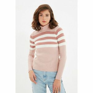 Trendyol Powder Striped Knitwear Sweater kép