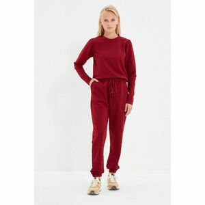 Trendyol Burgundy Knitted Sweatpants kép