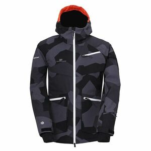 NYHEM - ECO Men's light insulated ski jacket - Black camo kép