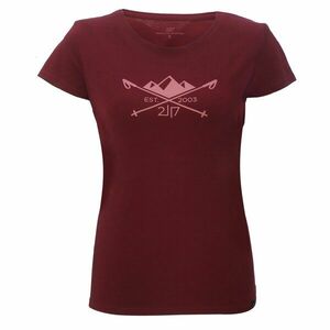 APELVIKEN - women's t-shirt with short sleeves - Wine red kép