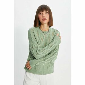 Trendyol Mint Knitted Detailed Knitwear Sweater kép