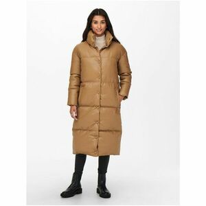 Light Brown Women's Quilted Winter Coat ONLY Lydia - Women kép