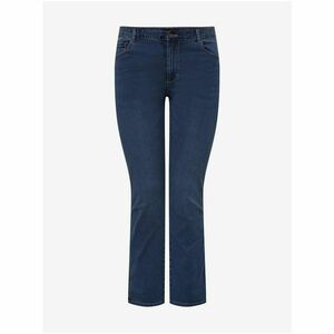 Dark Blue Straight Fit Jeans ONLY CARMAKOMA Augusta - Women kép