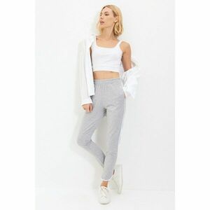 Trendyol Gray Piping Detailed Basic Jogger Knitted Slim Sweatpants kép