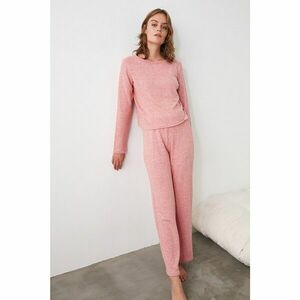 Trendyol Dried Rose Yumos Knitted Pajamas Set kép