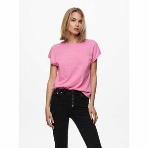 Pink T-shirt with neckline on back ONLY Ama - Women kép
