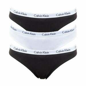 3PACK women's panties Calvin Klein multicolored (QD3588E-WZB) kép