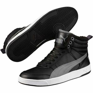 Puma REBOUND STREET V2 FUR Férfi bélelt cipő, fekete, méret 46 kép