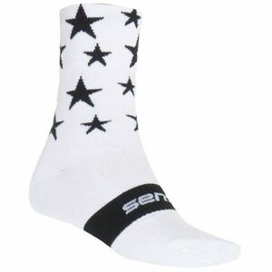 Sensor STARS Kerékpáros zokni, fehér, méret 39 - 42 kép