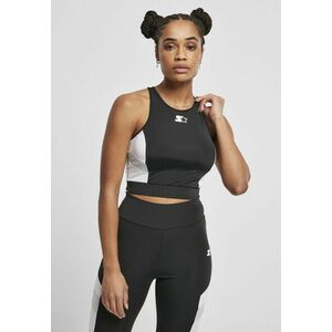 Ladies Starter Sports Cropped Top black/white kép