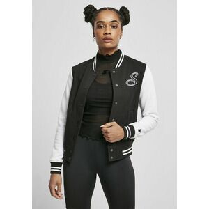 Ladies Starter Sweat College Jacket black/white kép