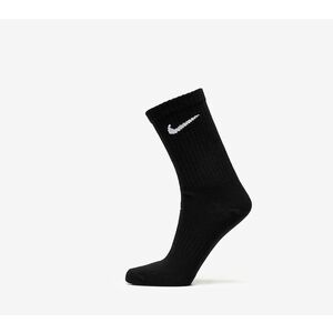Nike Everyday Lightweight Crew 3-Pack Socks Black kép