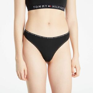Tommy Hilfiger Lace 3 Pack Thong Black/ Black/ Black kép