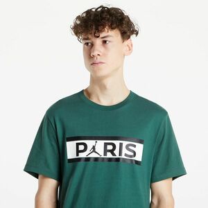 Jordan Paris Saint-Germain Wordmark Tee Noble Green/ White kép