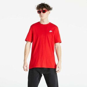 Nike Sportswear Club Tee University Red/ White kép