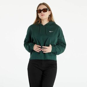 Nike NSW Women's Oversized Jersey Pullover Hoodie Pro Green/ White kép
