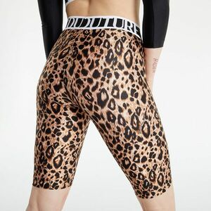 Versace Jeans Couture Logo-Waistband Shorts Leopard Print kép