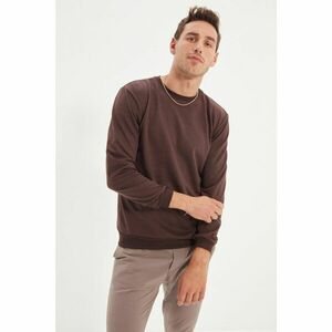 Trendyol Brown férfi regular fit pulóver kép
