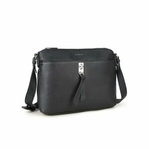 LUIGISANTO Black handbag with a long strap kép