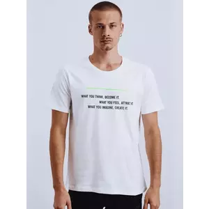 Fehér Dstreet RX4628 férfi póló nyomtatással kép