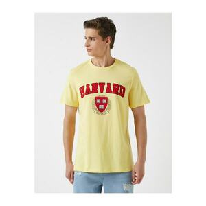 Koton Men's Harvard T-Shirt Licensed Cotton kép