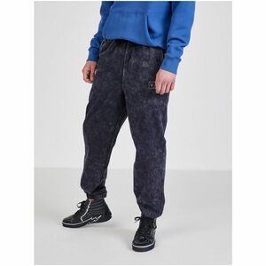 Black Men's Sweatpants with Embroidered Effect VANS - Men's kép