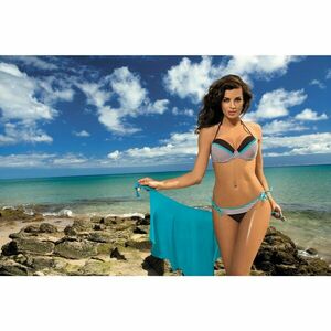 Wendy Seppia M-293 brown-turquoise swimsuit (71) kép