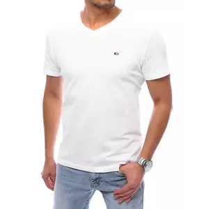 Men's T-shirt without ecru print Dstreet RX4752 kép
