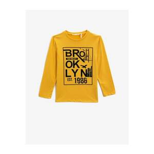 Koton Boy's Yellow Sweatshirt - 2kkb16997ok kép