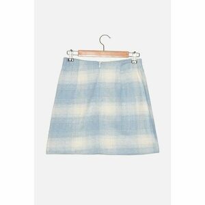 Trendyol Blue Slit Skirt kép