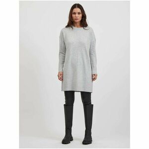 Light gray sweater dress VILA Oaly - Women kép