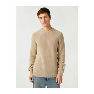 Koton Respect Life | Legislative Respect - Crew Neck Knitwear Sweater With Wool Content kép