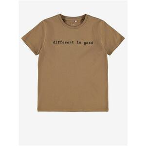 Brown boys' T-shirt name it Selvan - unisex kép