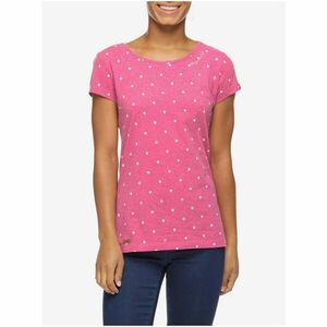 Dark Pink Women's Polka Dot T-Shirt Ragwear Mint Dots - Women kép
